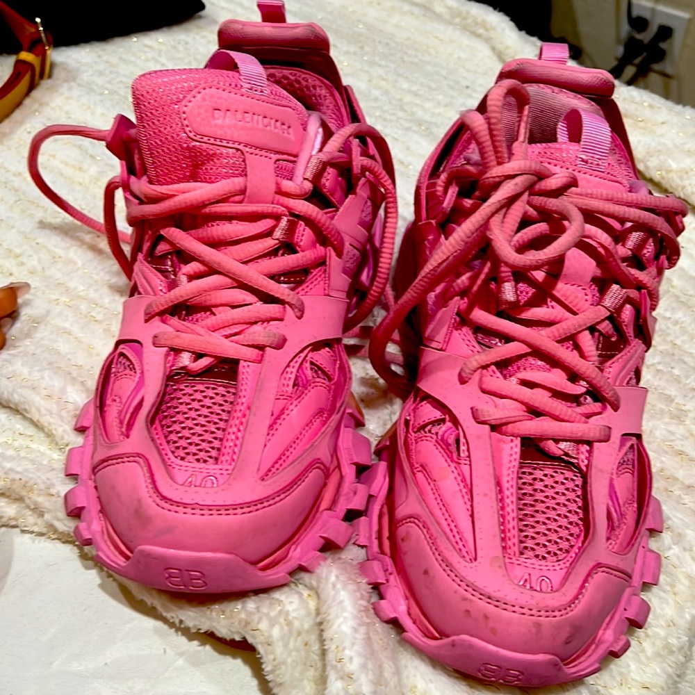 Pink balenciaga shoes